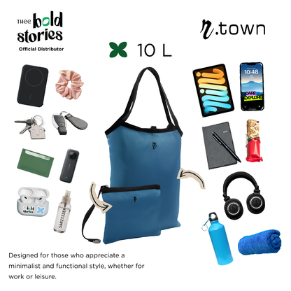 Reversible "Concorde" Tote Bag