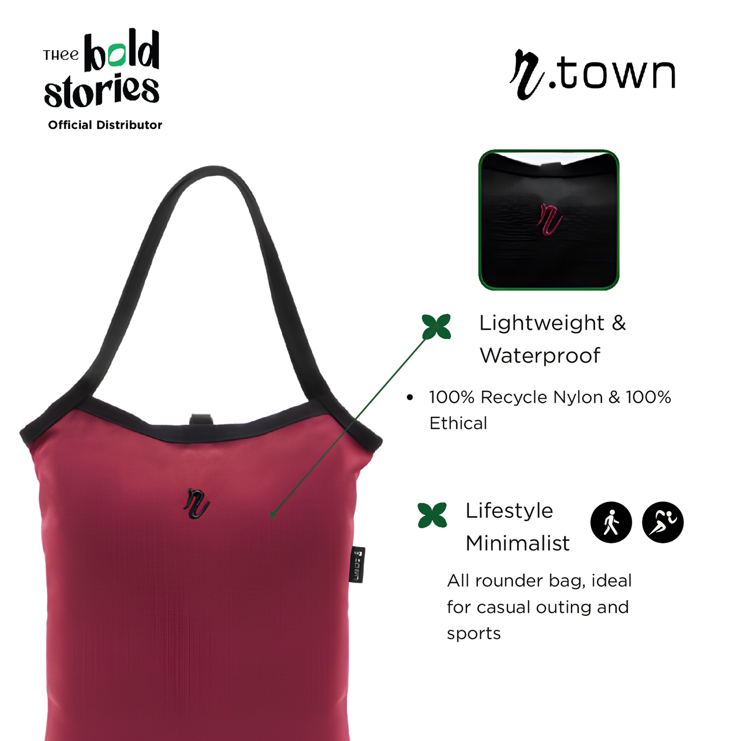 Reversible "Concorde" Tote Bag