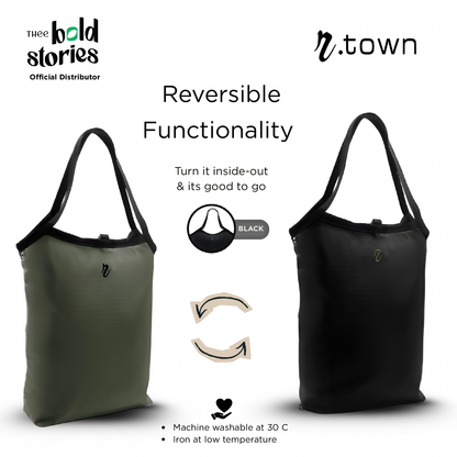 Reversible "Concorde" Tote Bag