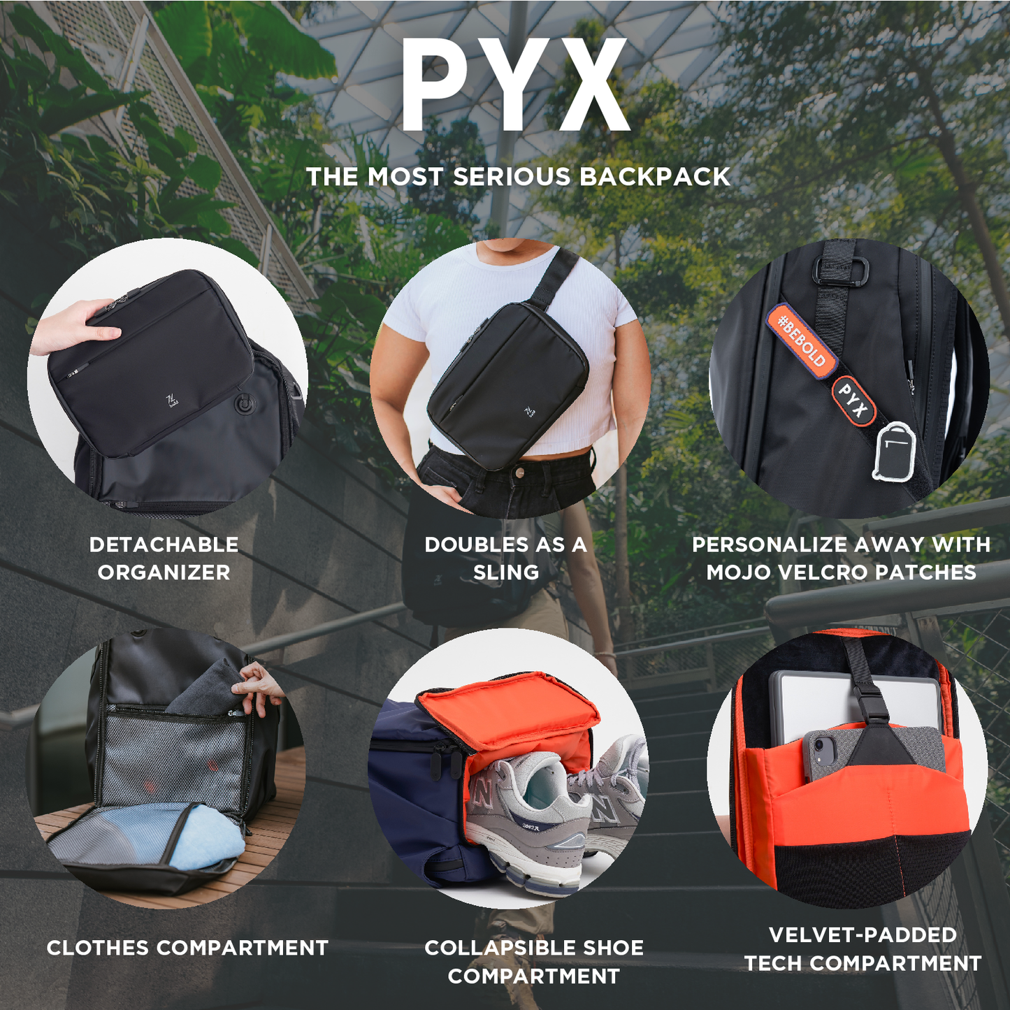 PYX: 24L Everyday/Travel Backpack