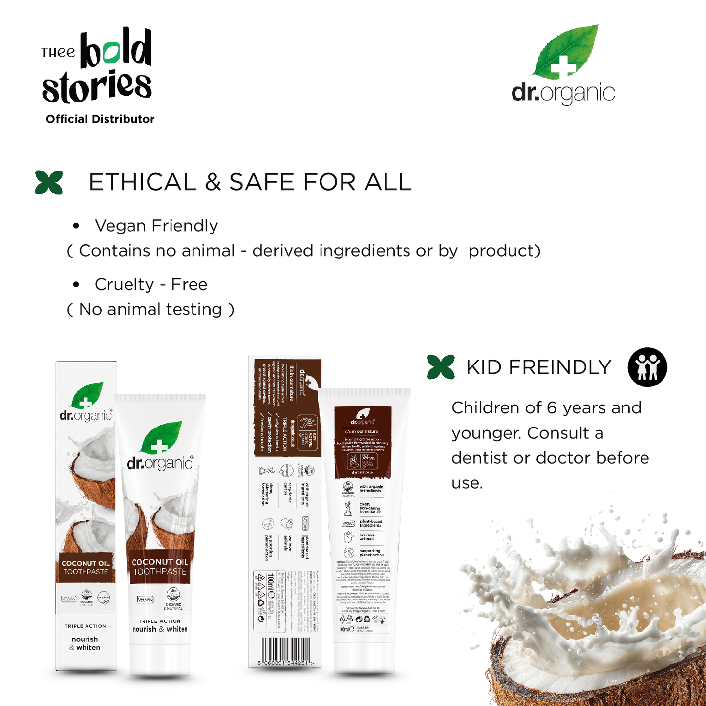 Virgin Coconut Toothpaste 100 ml