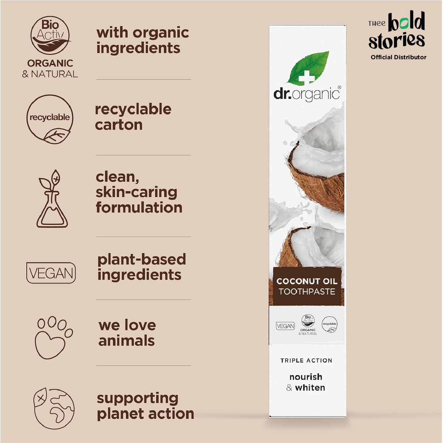 Virgin Coconut Toothpaste 100 ml