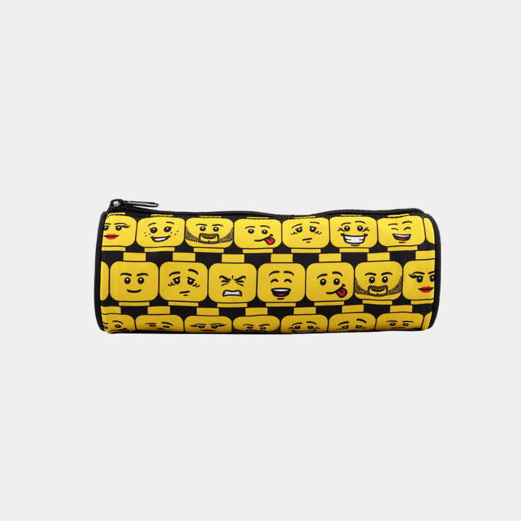 Back to School Round Pencil Roll Minifigures