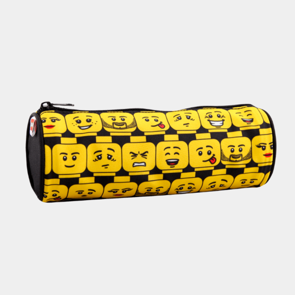 Back to School Round Pencil Roll Minifigures